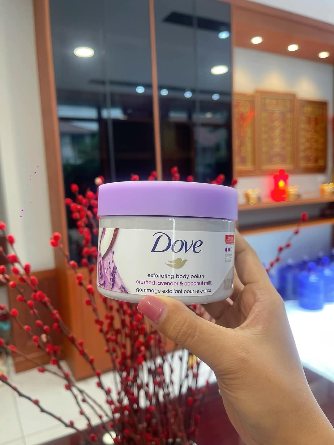 Dove exfoliating body polish - 298 g - Lemonbaby