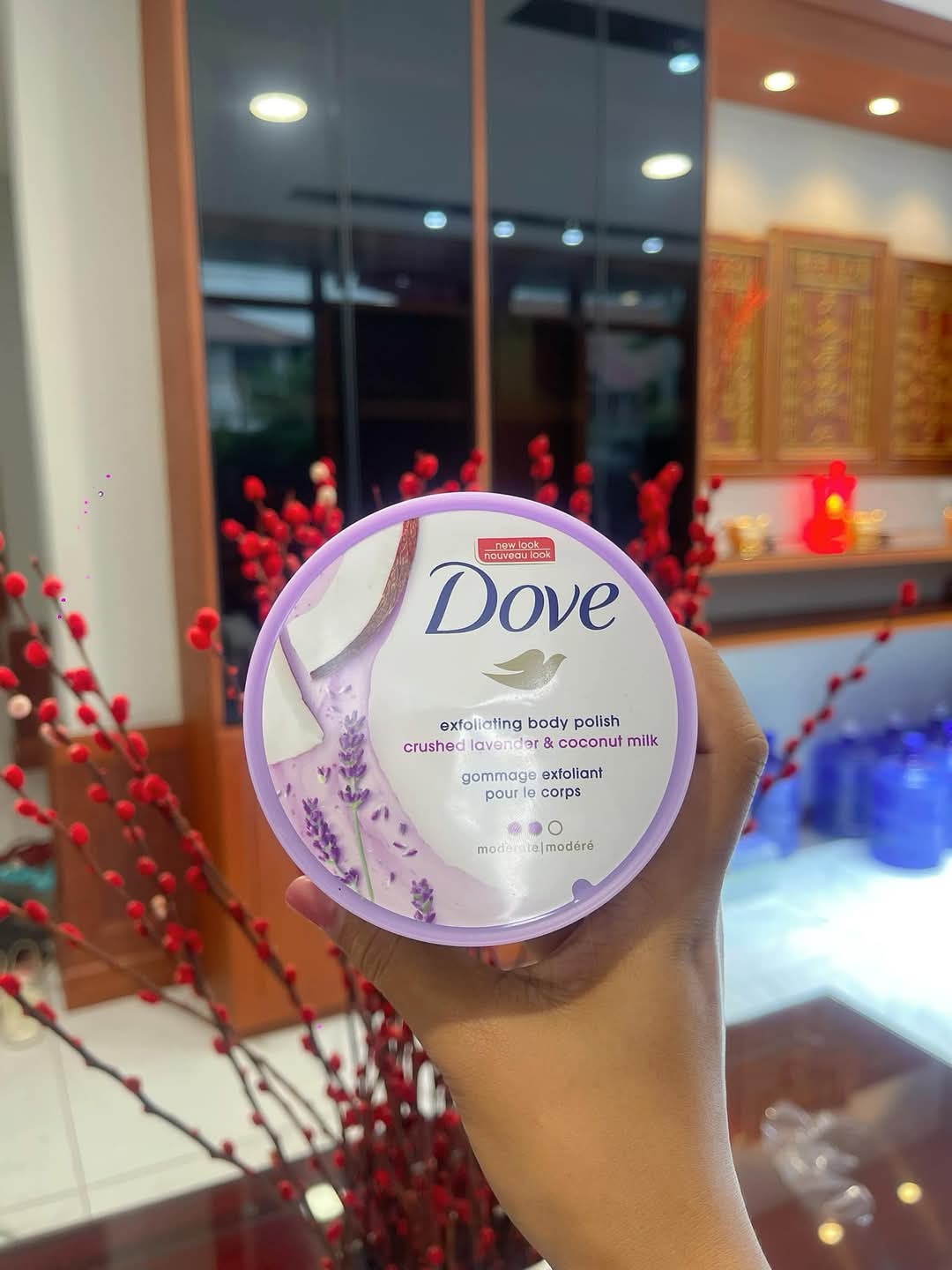 Dove exfoliating body polish - 298 g - Lemonbaby