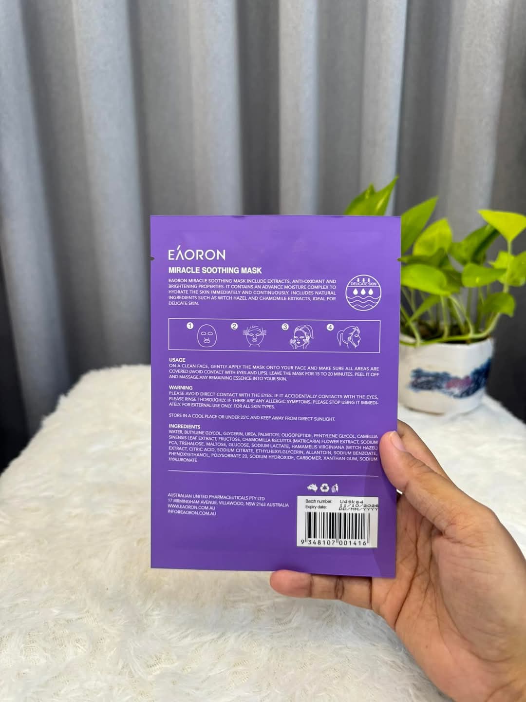 Eaoron Jacaranda Miracle Mask - Lemonbaby