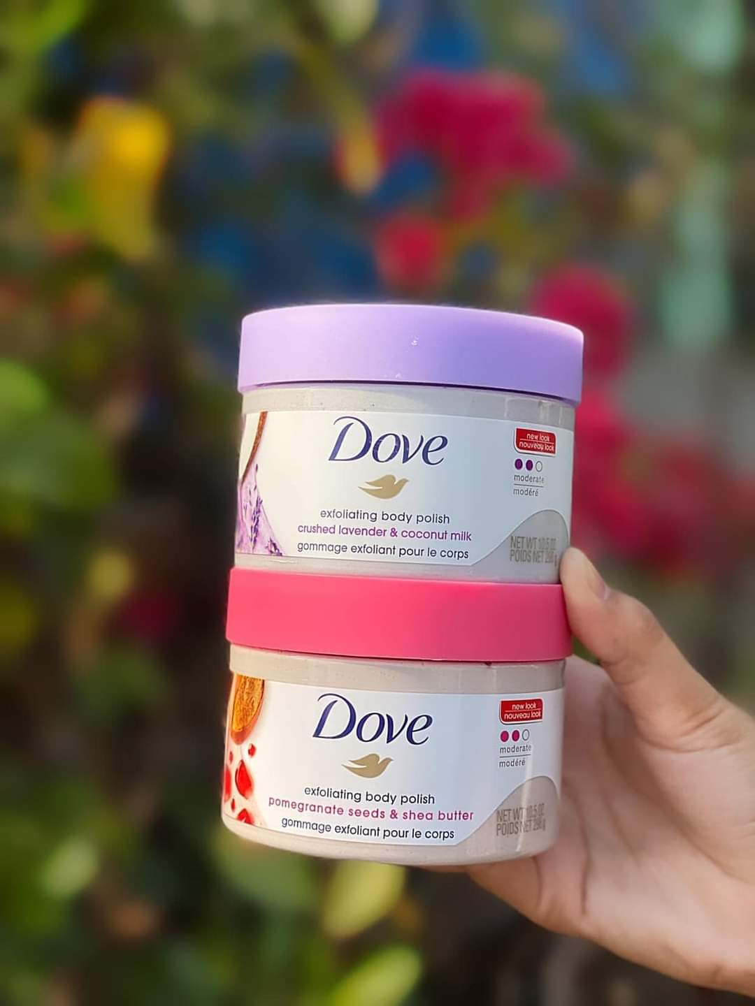 Dove exfoliating body polish - 298 g - Lemonbaby