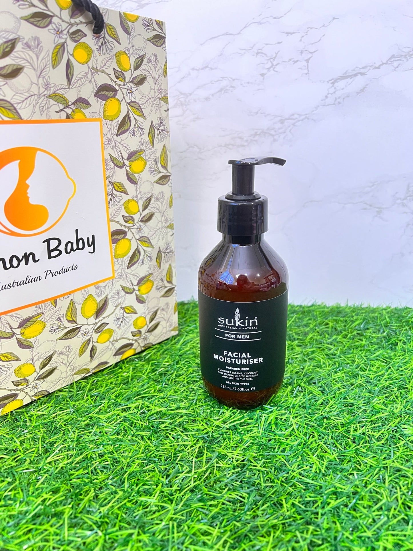 Sukin facial moisture for men (225ml) - Lemonbaby