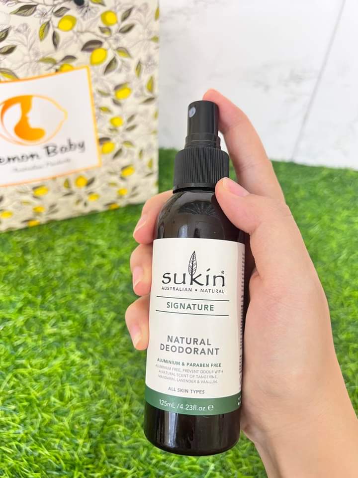Sukin natural deodorant spray(125ml) - Lemonbaby