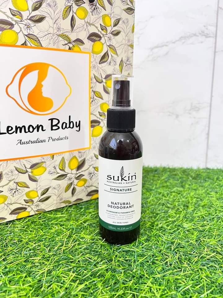 Sukin natural deodorant spray(125ml) - Lemonbaby