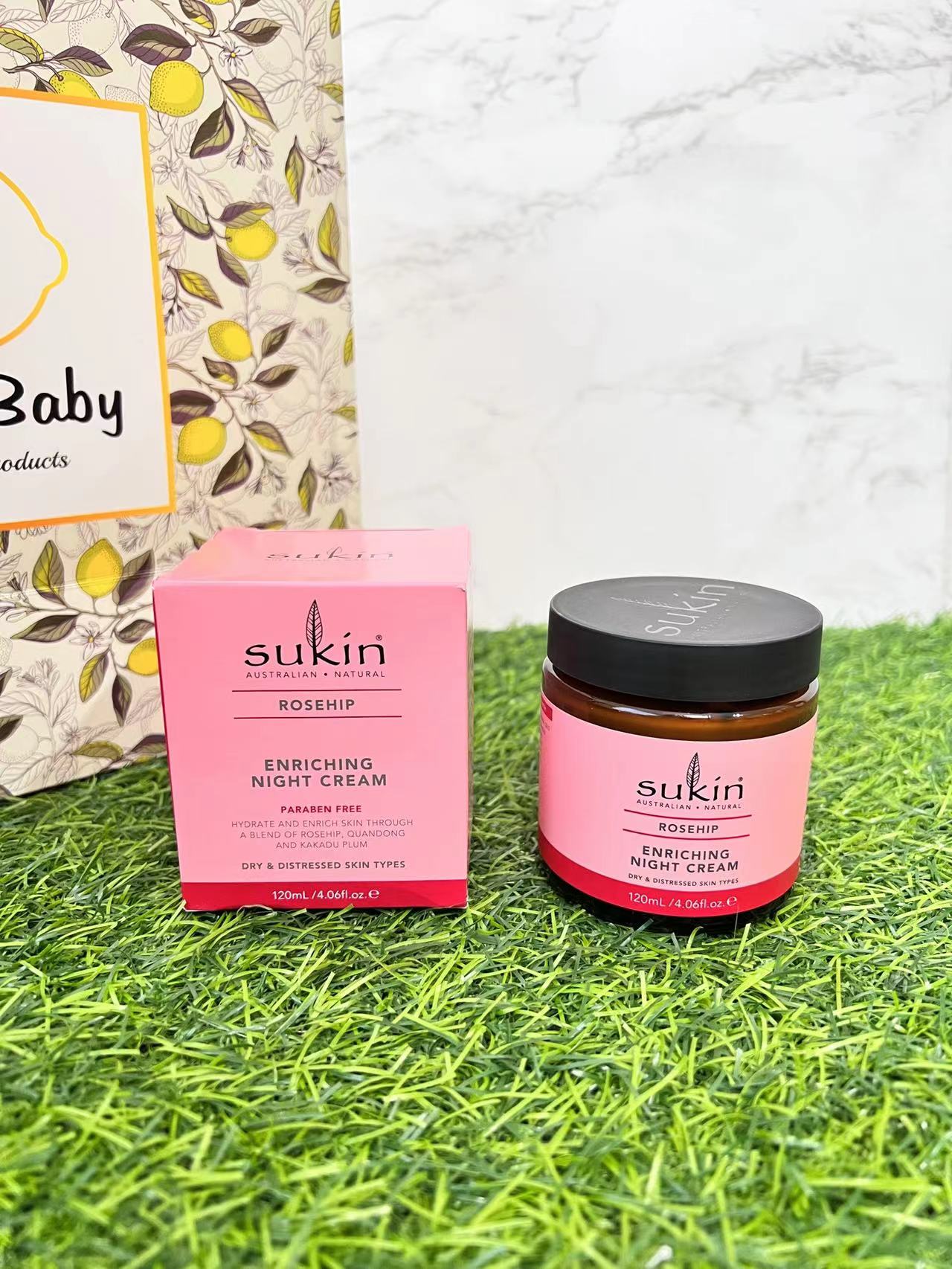 Sukin Rosehip Night Cream - Lemonbaby