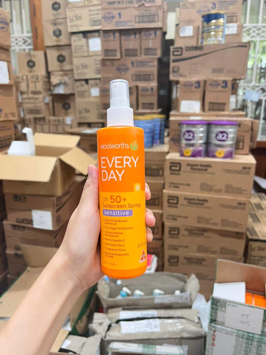 Woolworths - Suncreen spf50+ Spray 200ml - Lemonbaby