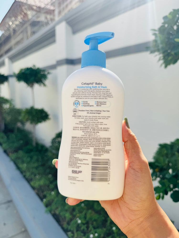 
                  
                    Cetaphil moisturising bath & wash - 400ml - Lemonbaby
                  
                