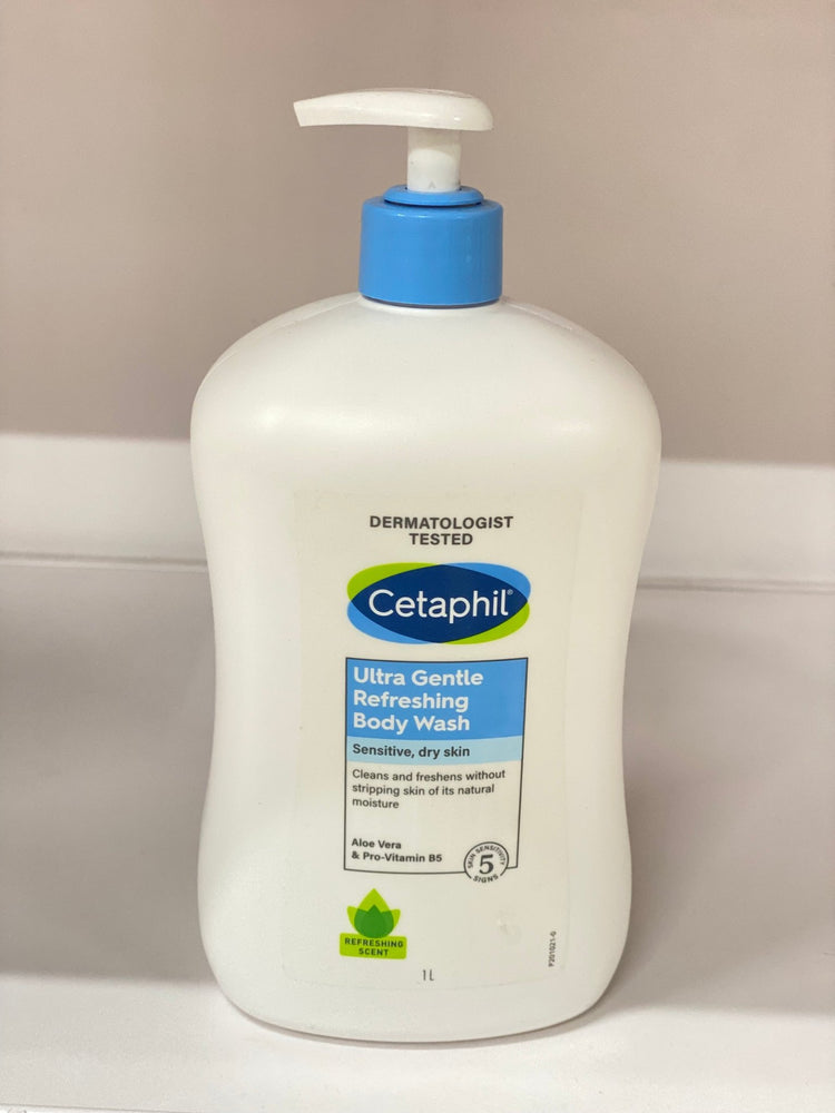 Cetaphil ultra gentle refreshing body wash 1L - Lemonbaby