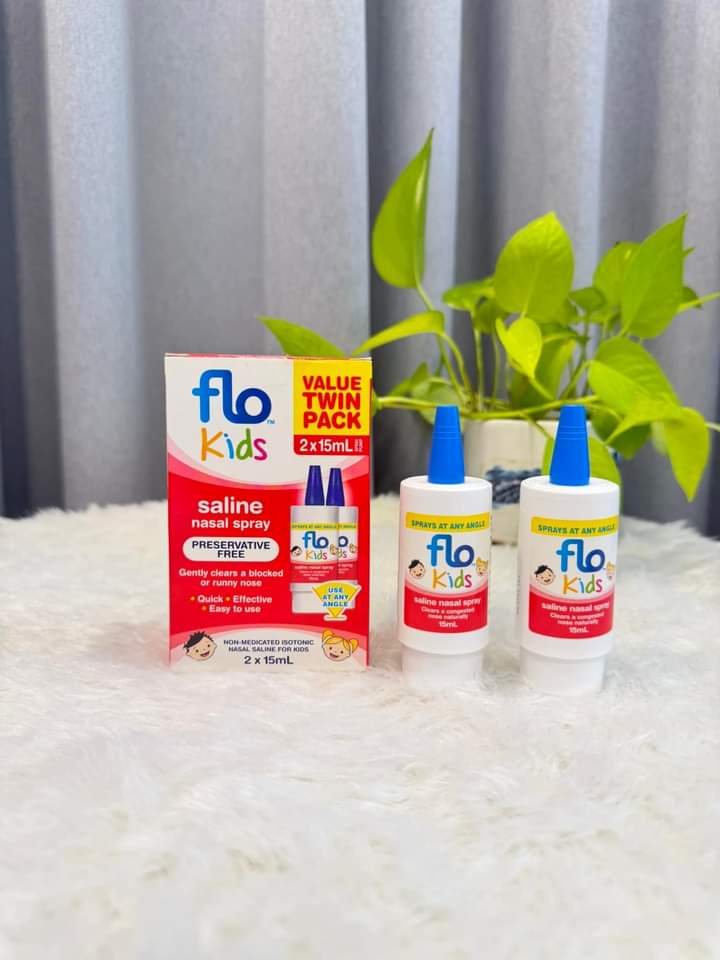 flo kids saline spray - 15ml - Lemonbaby