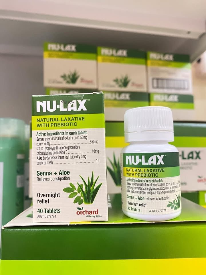 Nulax - natural laxative tablets with senna and aloe - Lemonbaby