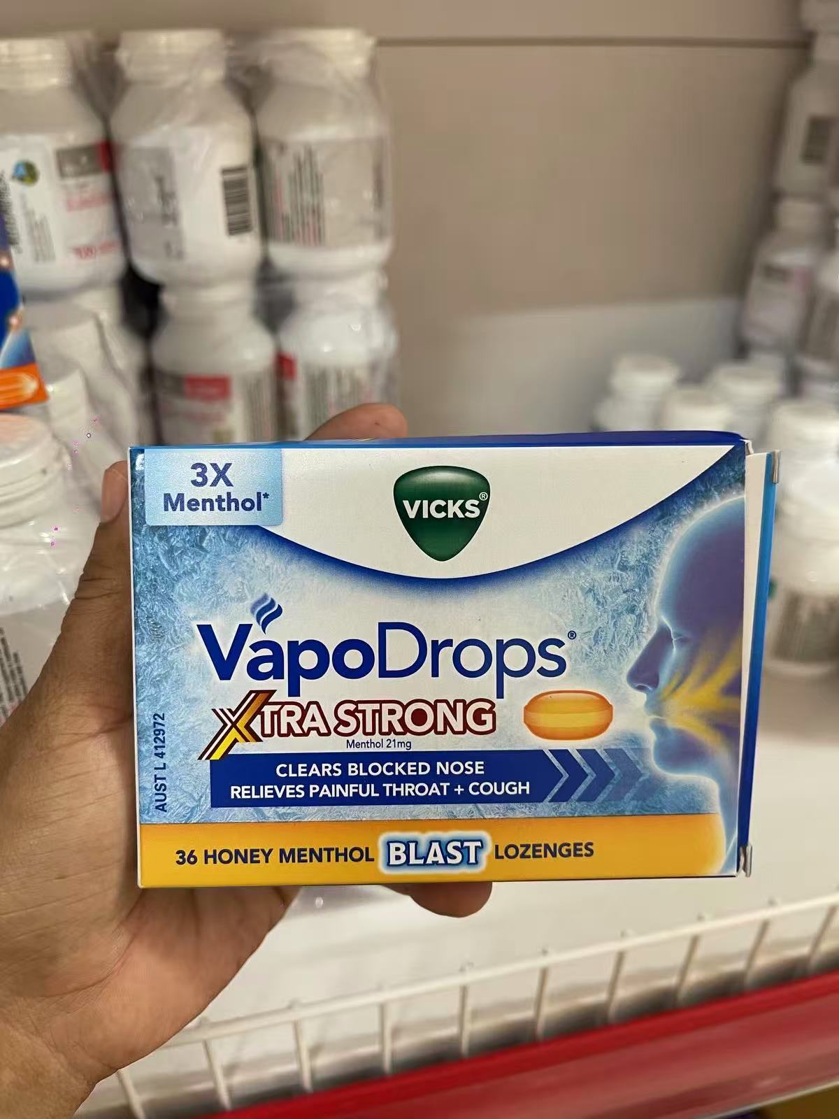 
                  
                    VapoDrops - Cough -Nose - Throat ( ငုံဆေး)
                  
                