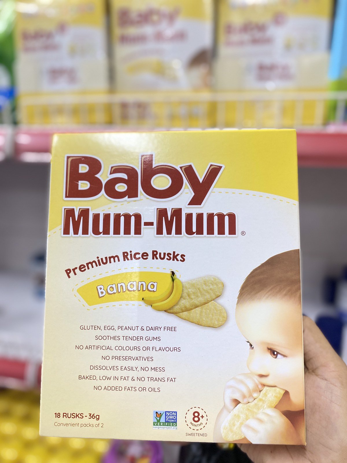 Baby Mum Mum - Rice Rusks 36g - Lemonbaby