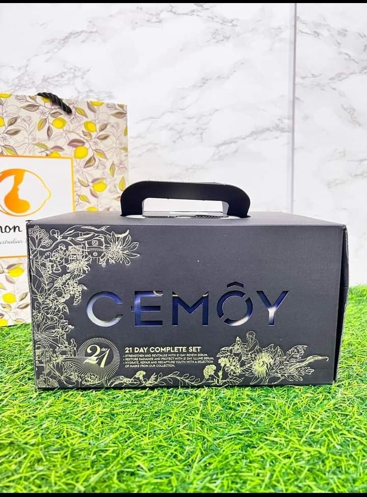 Cemoy Day + Night Serum Set+ mask 5 ချပ် - Lemonbaby
