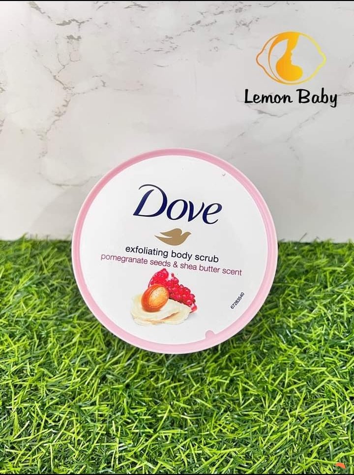 Dove exfoliating body scrub - Lemonbaby