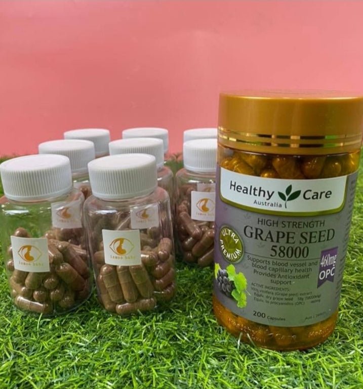 
                  
                    Healthy Care Grape Seed 58000 mg - Lemonbaby
                  
                