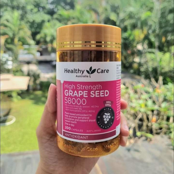 Healthy Care Grape Seed 58000 mg - Lemonbaby