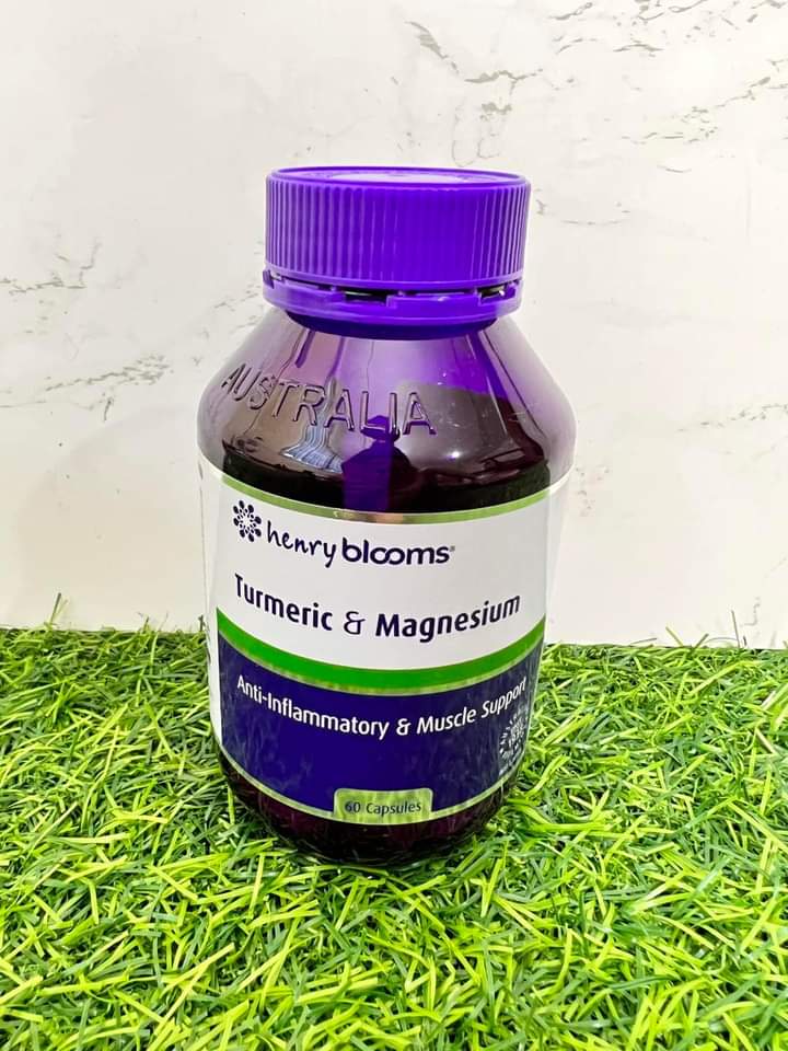 
                  
                    henry blooms - turmeric & magnesium - 60 capsules - Lemonbaby
                  
                
