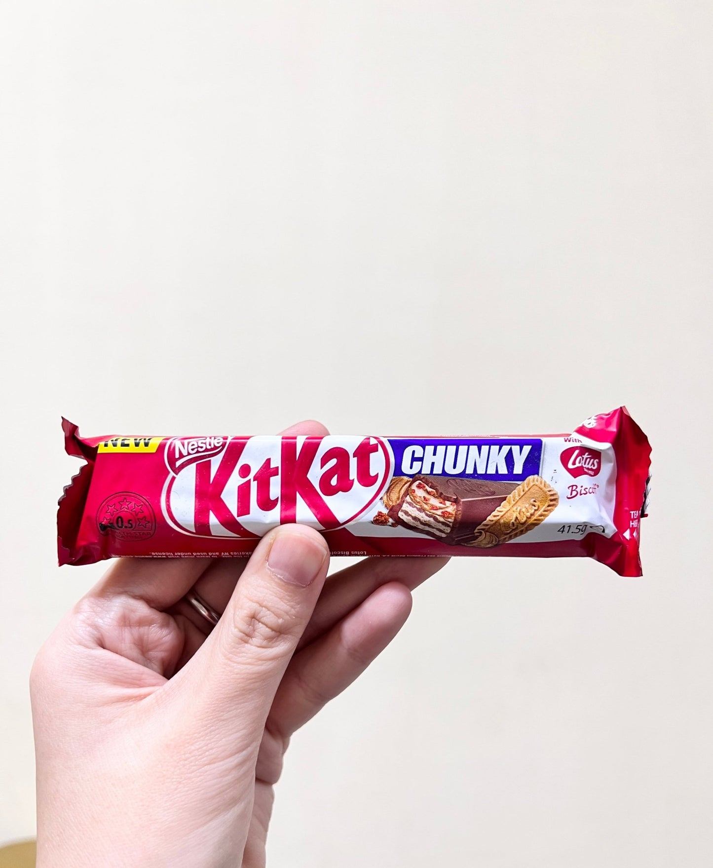 Kitkat with lotus biscuit - Lemonbaby