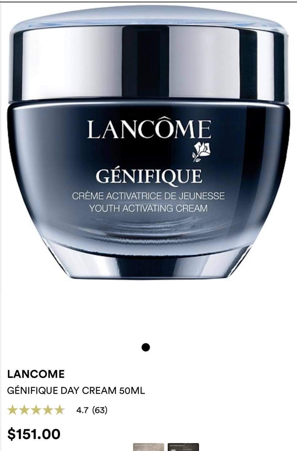 
                  
                    Lancome - Genifique Activating Cream (15ml) - Lemonbaby
                  
                