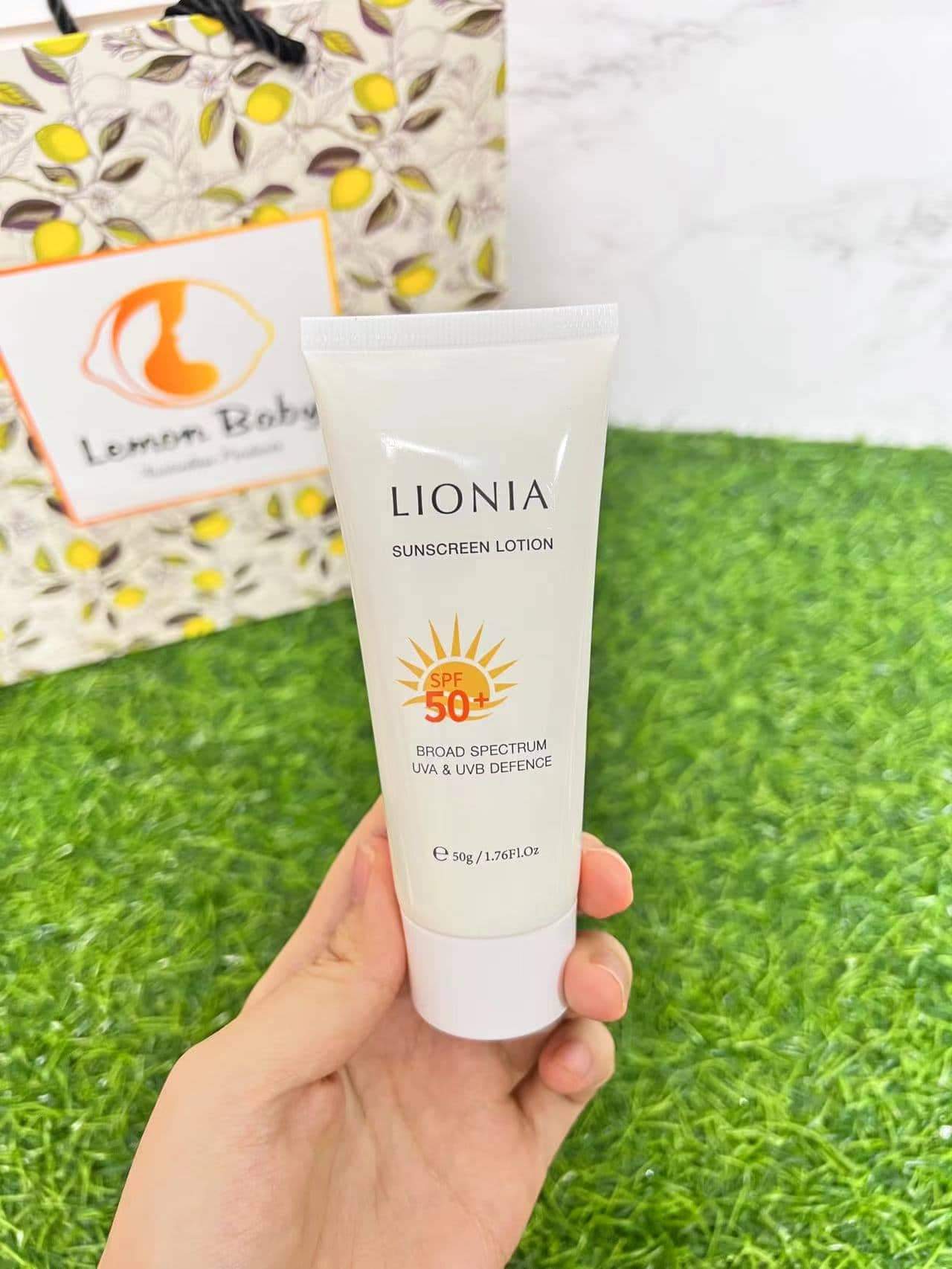 Lionia sunscreen lotion (50g) ( Live Sale ) - Lemonbaby