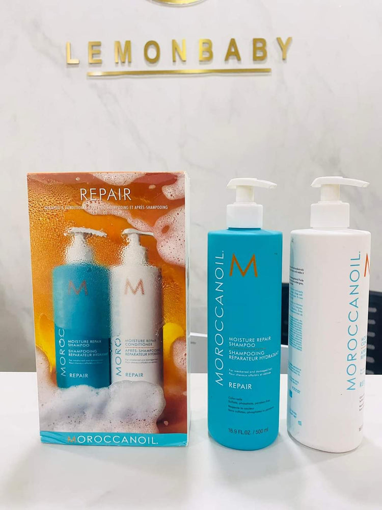 
                  
                    Moroccanoil Moisture Repair (500ml+500ml) - Lemonbaby
                  
                