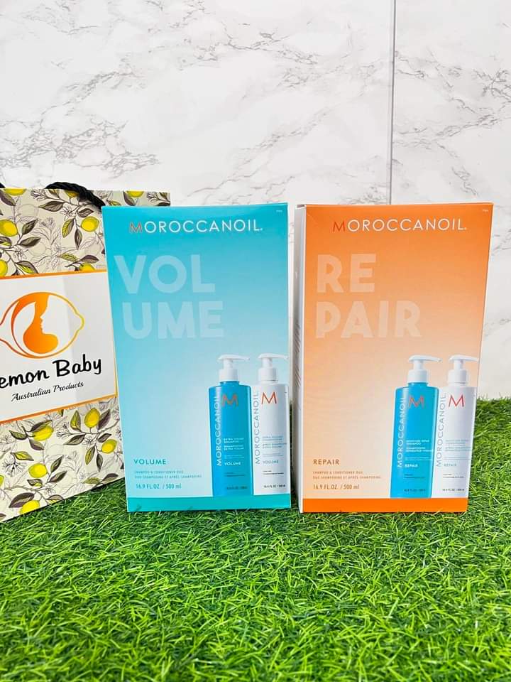 
                  
                    Moroccanoil Volume shampoo+ conditioner (500ml+500ml) - Lemonbaby
                  
                