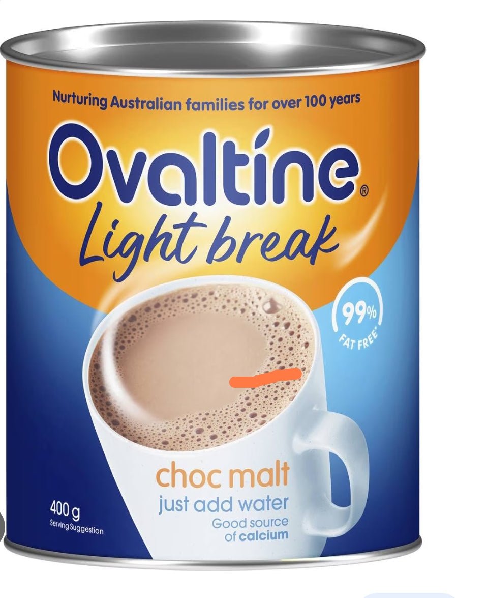 Ovaltine light break choc malt - 400g - Lemonbaby