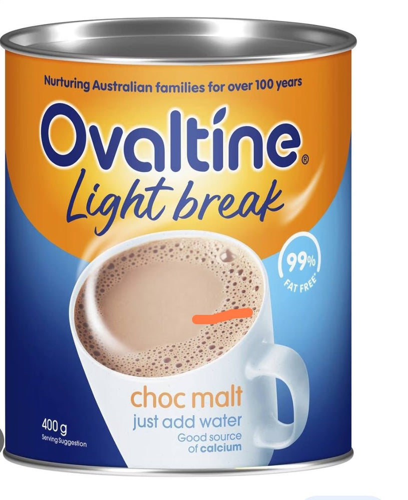 Ovaltine light break choc malt - 400g - Lemonbaby