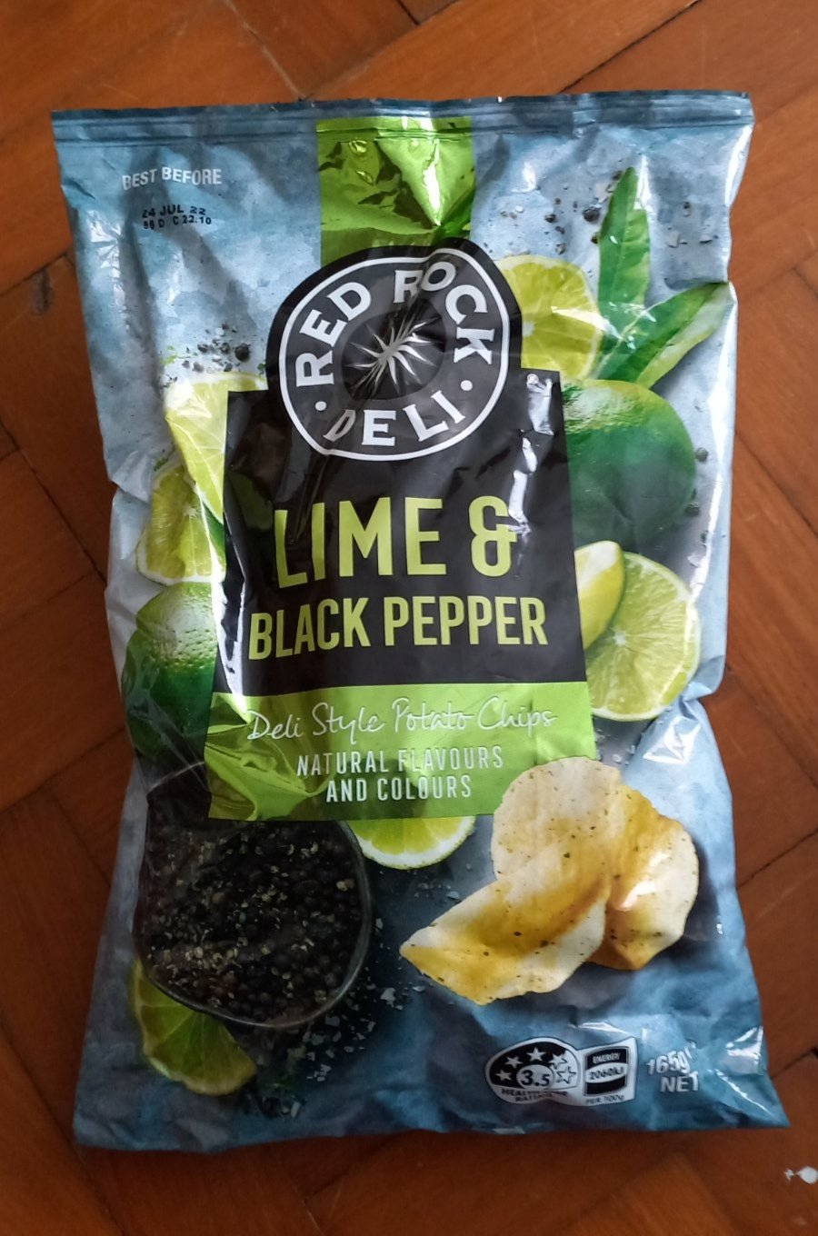 Red Rock lime&black pepper (165g ) - Lemonbaby