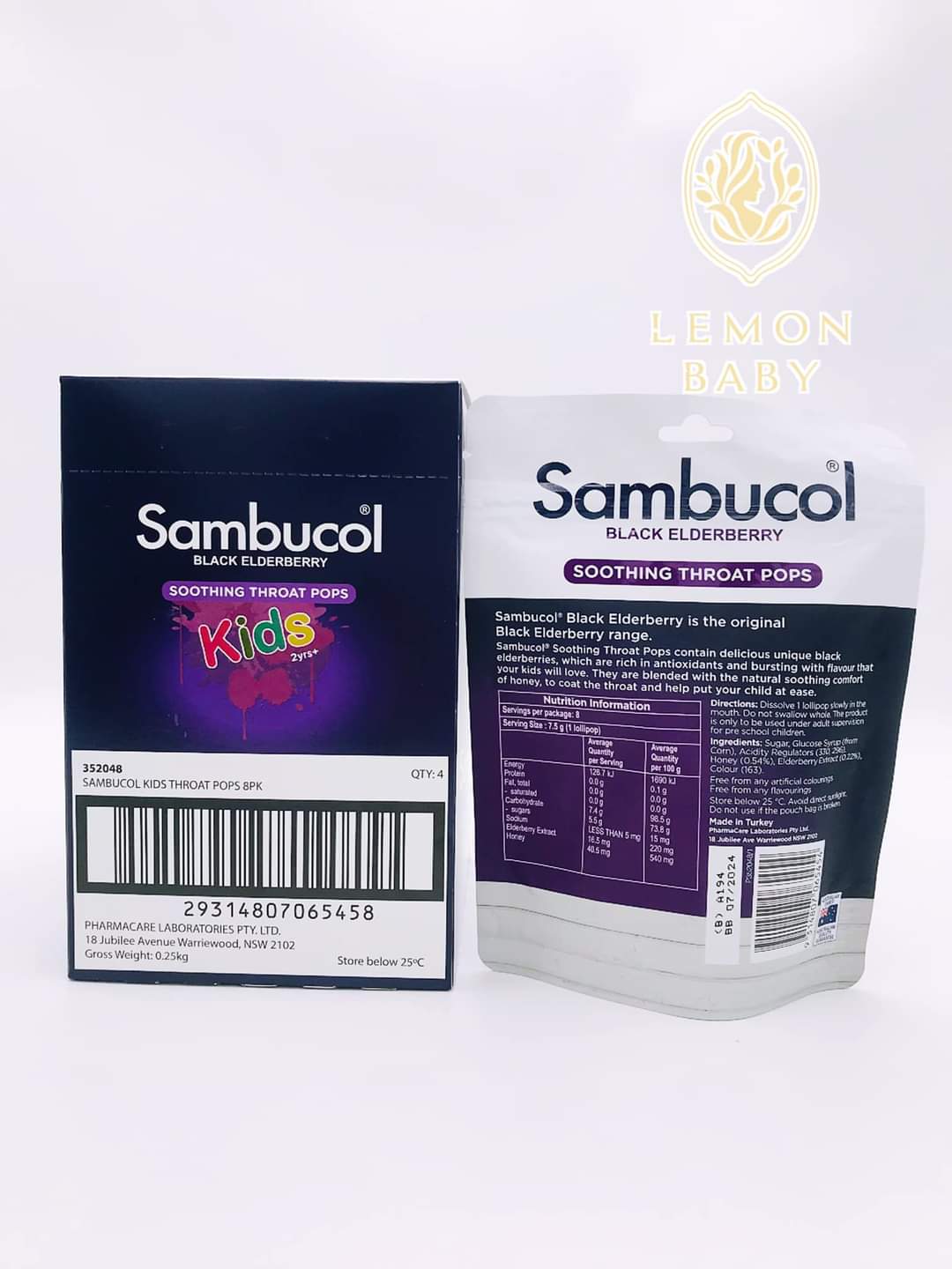 
                  
                    Sambucol - Lollipops ( 8pcs ) - Lemonbaby
                  
                