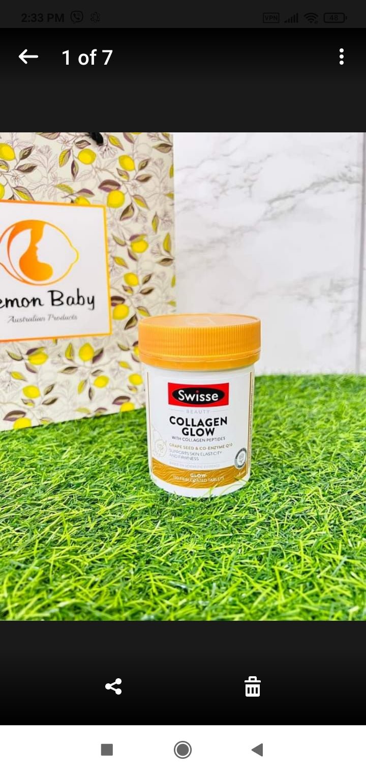 
                  
                    Swisse Collagen Glow with collagen peptides- 120 Tablets - Lemonbaby
                  
                