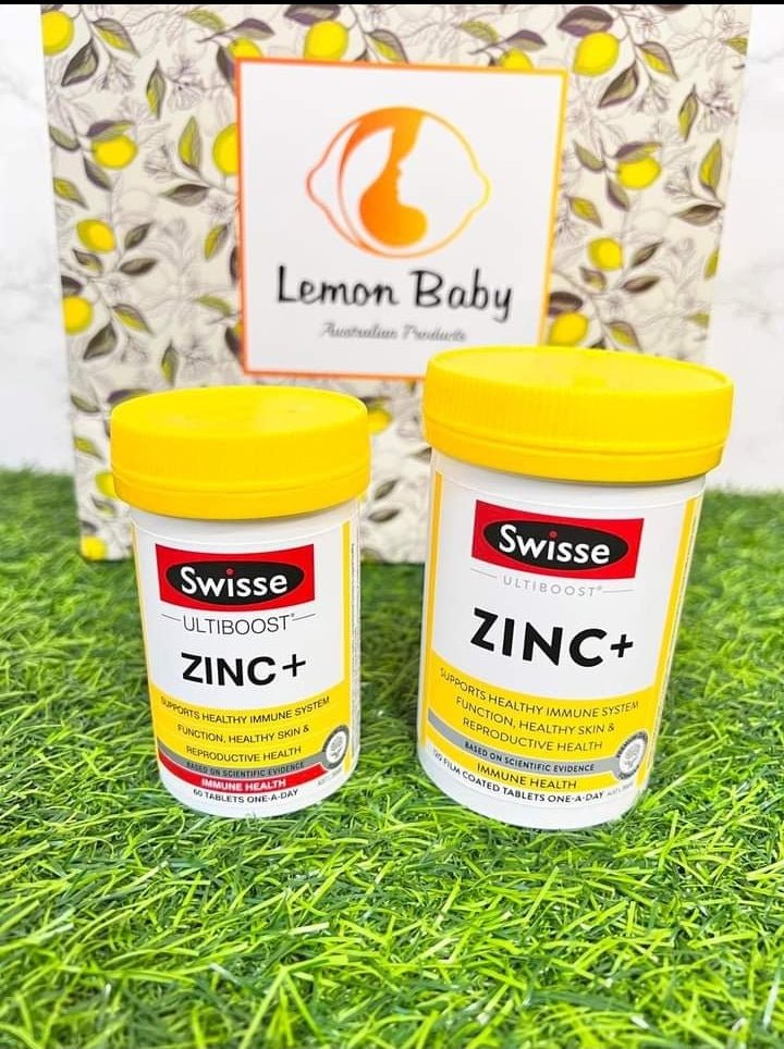 Swisse - Ultiboost Zinc + ( 60tablets , 120tablets ) - Lemonbaby