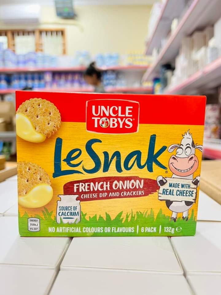 Uncle Tobys - Lesnak Cheese Cracker (132g) - Lemonbaby