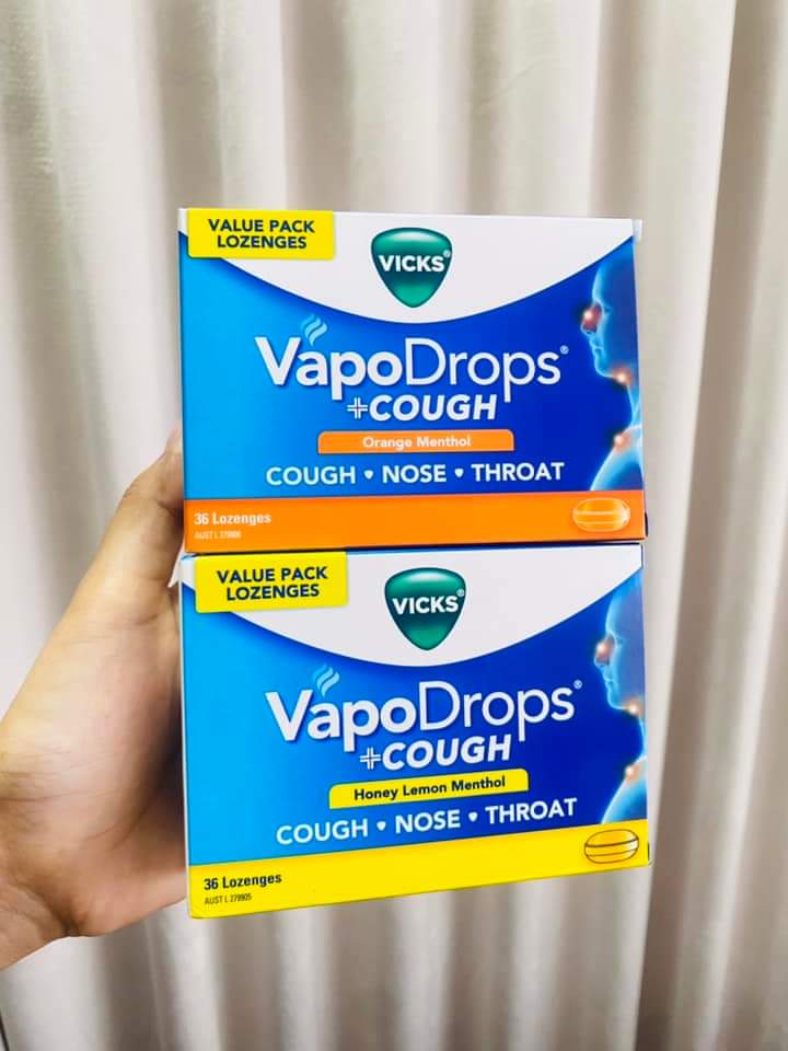 
                  
                    VapoDrops - Cough -Nose - Throat ( ငုံဆေး) - Lemonbaby
                  
                