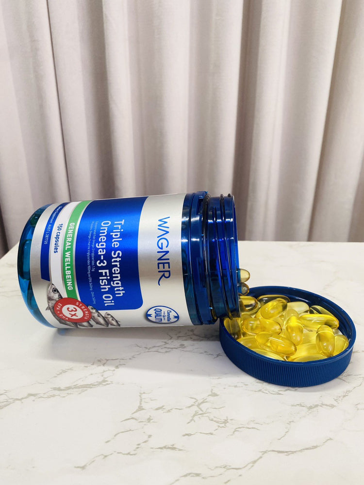
                  
                    Wagner Triple Strength Fish Oil - Lemonbaby
                  
                
