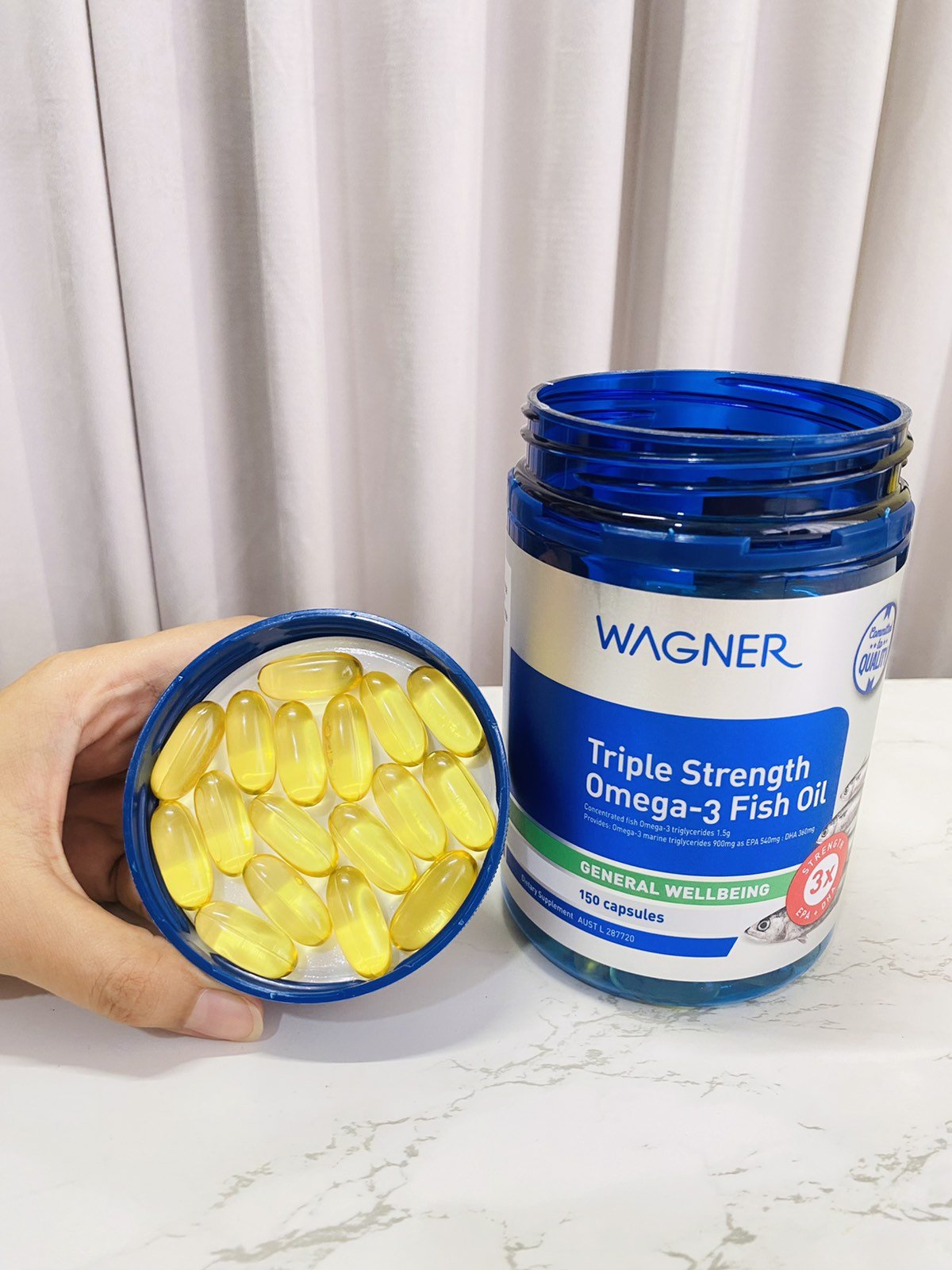 
                  
                    Wagner Triple Strength Fish Oil - Lemonbaby
                  
                