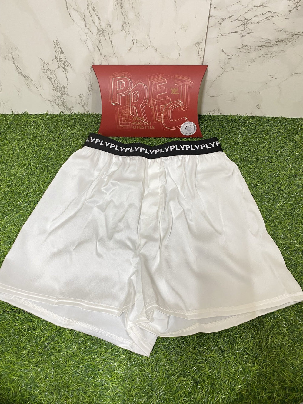 YPL silky short- white - Lemonbaby