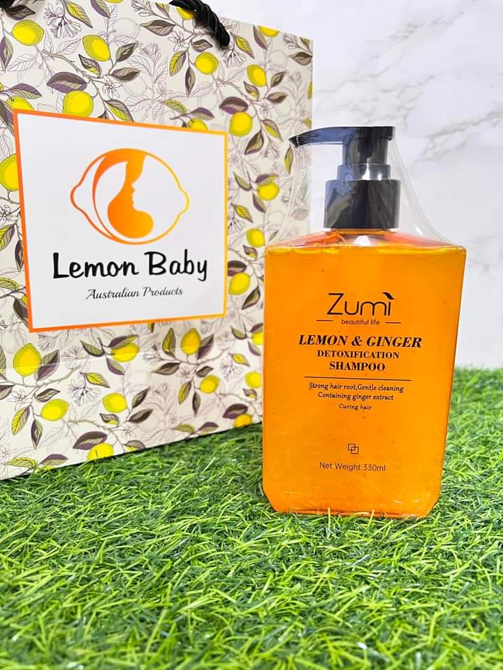 Zumi - Lemon & Ginger Detoxification Shampoo ( Live Sale ) - Lemonbaby